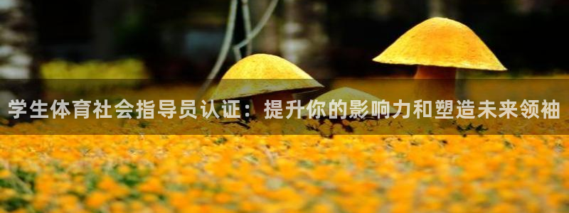 耀世娱乐联 585341：学生体育社会指导员认证：提