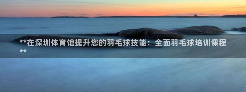 耀世平台合作 585.34I 平台：**在深圳体育馆提升您的