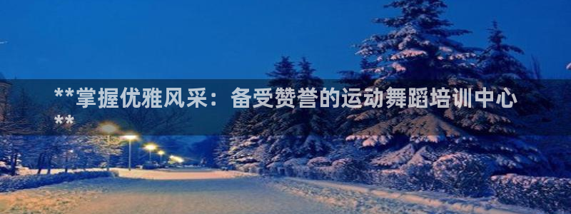 耀世集团王大聪：**掌握优雅风采：备受赞誉的运动舞蹈