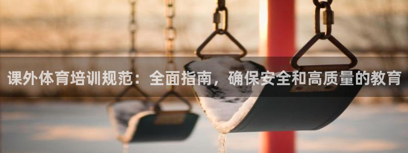 耀世平台最新注册地址在哪：课外体育培训规范：全面指南，确保安
